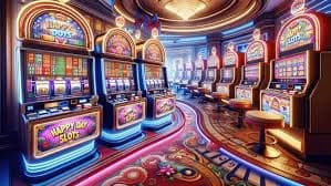 Tampilan permainan slot digital pada aplikasi suleslot dengan grafis berkualitas